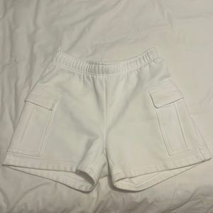 TNA Cargo Cozy Fleece Boyfriend 5” Shorts